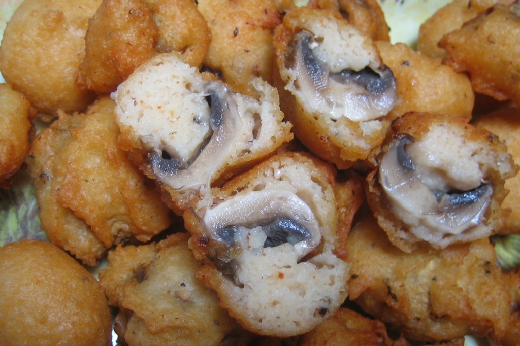 Mushroom Pakoras/Fritters